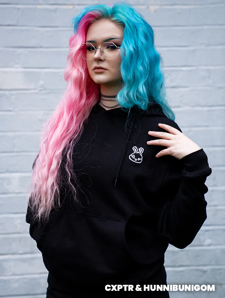 BLACK SNEAK HOODIE - L - Image 4